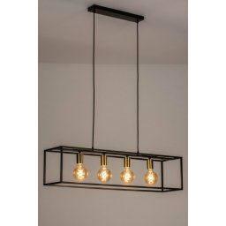 Závěsné designové industriální svítidlo nad stůl Boston Light Style Gold