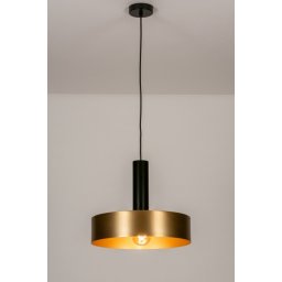 Závěsné svítidlo nad stůl La Viante 40 Black and Gold