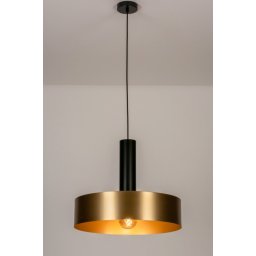 Závěsné svítidlo do jídelny La Viante 50 Black and Gold