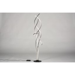 Stojací designová LED lampa se stmívačem Bang Black
