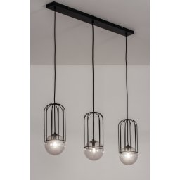 Závěsné svítidlo nad stůl Agness Nero Trio