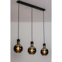 Závěsné svítidlo nad jídelní stůl Big Pin Trio Smoke