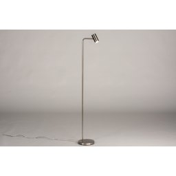 Stojací LED lampa se stmívačem Carol Silver