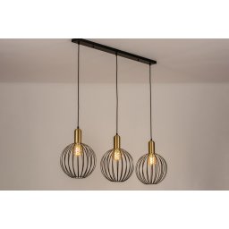 Závěsné svítidlo nad jídelní stůl Ohio Nero and Messe Trio Line