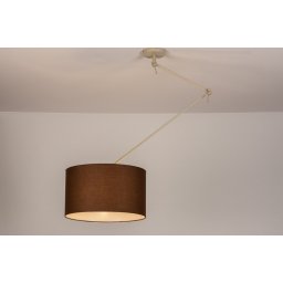 Závěsné designové svítidlo nad stůl Snap Light Brown and Sand