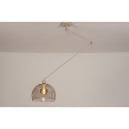 Závěsné designové svítidlo nad stůl Snap Light Monaco Champagne and Sand