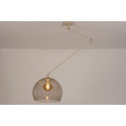 Závěsné designové svítidlo nad stůl Snap Light Monaco Champagne and Sand 38