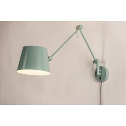 Nástěnné designové svítidlo s ramenem Snap Fosca Old Green