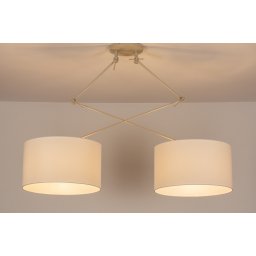 Závěsné designové svítidlo nad stůl Snap Light White Duo and Sand