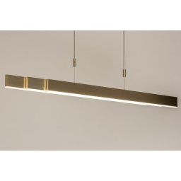 Závěsné designové LED svítidlo nad stůl Corciano Gold Trio 200