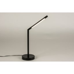 Stolní minimalistická LED lampa Cascade Black