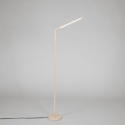 Stojací designová LED lampa se stmívačem Noviarro Nuo Taupe