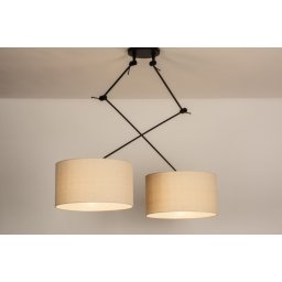 Závěsné svítidlo nad jídelní stůl Snap Light Crema Duo and Black