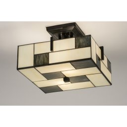 Stropní skleněné svítidlo Art Deco Apertura