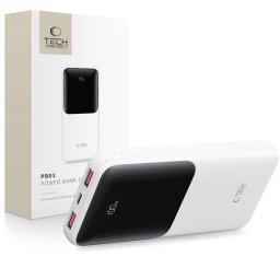 Powerbanka Tech-Protect PB01 10000mAh 22,5W - Bílá