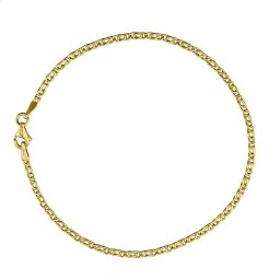 Silvego Zlatý pánský náramek Snail 2 mm - Y - PRZ0348BGY