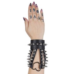 náramek HEARTLESS - MORIA HEART - BLACK - POI1491