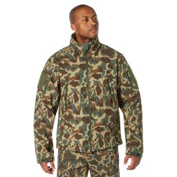 Bunda TACTICAL s kapucí softshell FRED BEAR CAMO vel. L