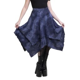 sukně dámská KILLSTAR x CORPSE BRIDE - Hauntly Maiden - Black/Blue - KSRA012399