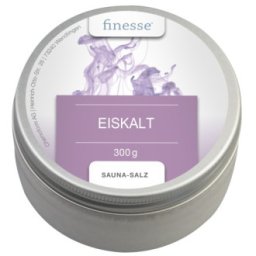 finesse® Peelingová saunová sůl, Ledově chladná, 300 g