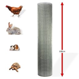 DEMA Voliérové ​​čtyřhranné pletivo pozinkované 19 mm, 1x20 m, drát 0,8 mm 31225D