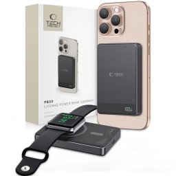 Tech-Protect PB33 LifeMag s MagSafe 5000mAh - Černá