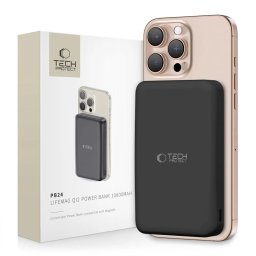 Tech-Protect PB24 LifeMag Qi2 MagSafe 10000mAh - Černá