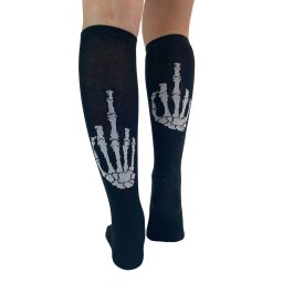 podkolenky PAMELA MANN - Middle Finger - Black - PM1129