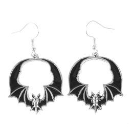 náušnice Black Bat - PSY1112