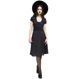 šaty dámské KILLSTAR - Writewell - Black - KSRA012056