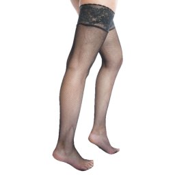 nadkolenky PAMELA MANN - Top Hold Ups - Black - PM1058