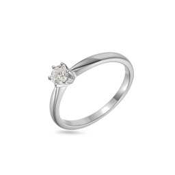 Zásnubní prsten s lab-grown diamantem Lumière, bílé zlato IZLG1227A