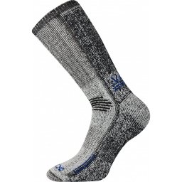 Ponožky ORBIT merino vlna, COOLMAX® ŠEDO/MODRÉ vel. EU 39-42
