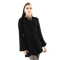 šaty dámské INNOCENT LIFESTYLE - JERUSHA - BLACK - D-JRSHA-B