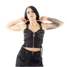 tílko dámské HEARTLESS - KAHLO - BLACK - T-KALO-B-1