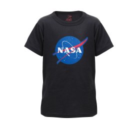 Triko dětské se znakem NASA ČERNÉ vel. XL