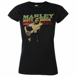 tričko dámské Bob Marley - Roots, Rock, Reggae - ROCK OFF - BMATS17LB