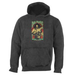 mikina pánská Bob Marley - 1978 Stone Wash - ROCK OFF - BMASWHD81MC