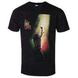 tričko pánské Bob Marley - One Love Movie Poster - ROCK OFF - BMATS68MB