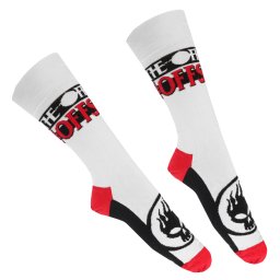 ponožky Offspring - Flaming Skull Logo - ROCK OFF - OFFSCK01MW