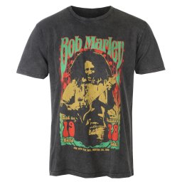 tričko pánské Bob Marley - 1978 Stone Wash - ROCK OFF - BMASTNW81MC
