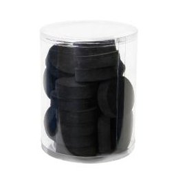 Pěnové puky INGLASCO Foam Pucks 24ks in Container černá