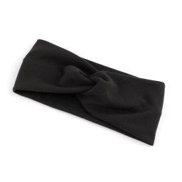 Dámská čelenka soft fleece křížená, barva 4 černá