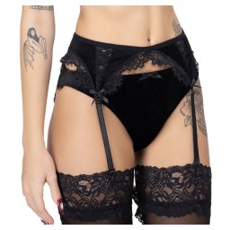 kalhotky dámské KILLSTAR - Mephistan Muse - Black - KSRA012078
