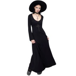 šaty dámské KILLSTAR - Netherviel - Black - KSRA012081