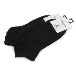 Bavlněné ponožky kotníkové unisex, barva 3 černá