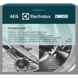AEG-Electrolux M2GCP601 Clean Care 3v1 Čistič, odvápňovač a dezinfekce pro pračky a myčky, 350g
