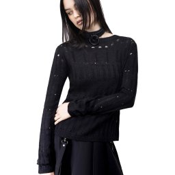 svetr dámský KILLSTAR - Webelia - Black - KSRA012590