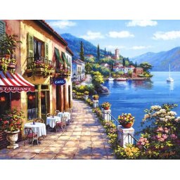 Gaira® Malování podle čísel Restaurace u moře M1298