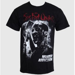 tričko pánské Six Feet UndeR - Murder Addiction - Black - ART WORX - 187561-001